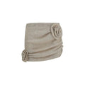 Mini-jupe en lycra beige Magda Butrym