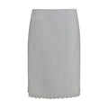 Magda Butrym White Cotton Midi Skirt