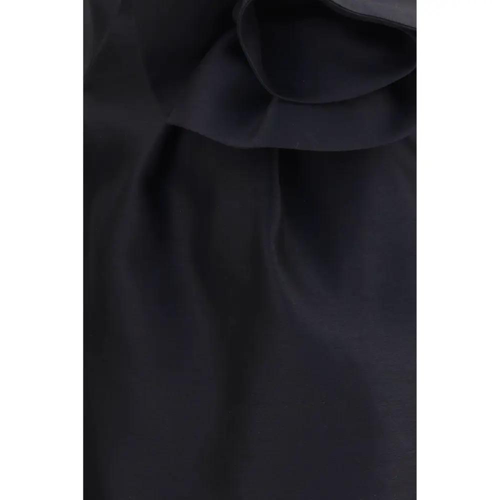 Magda Butrym Black Wool Oves Aries Mini Skirt