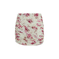 Mini-jupe en polyamide beige Magda Butrym