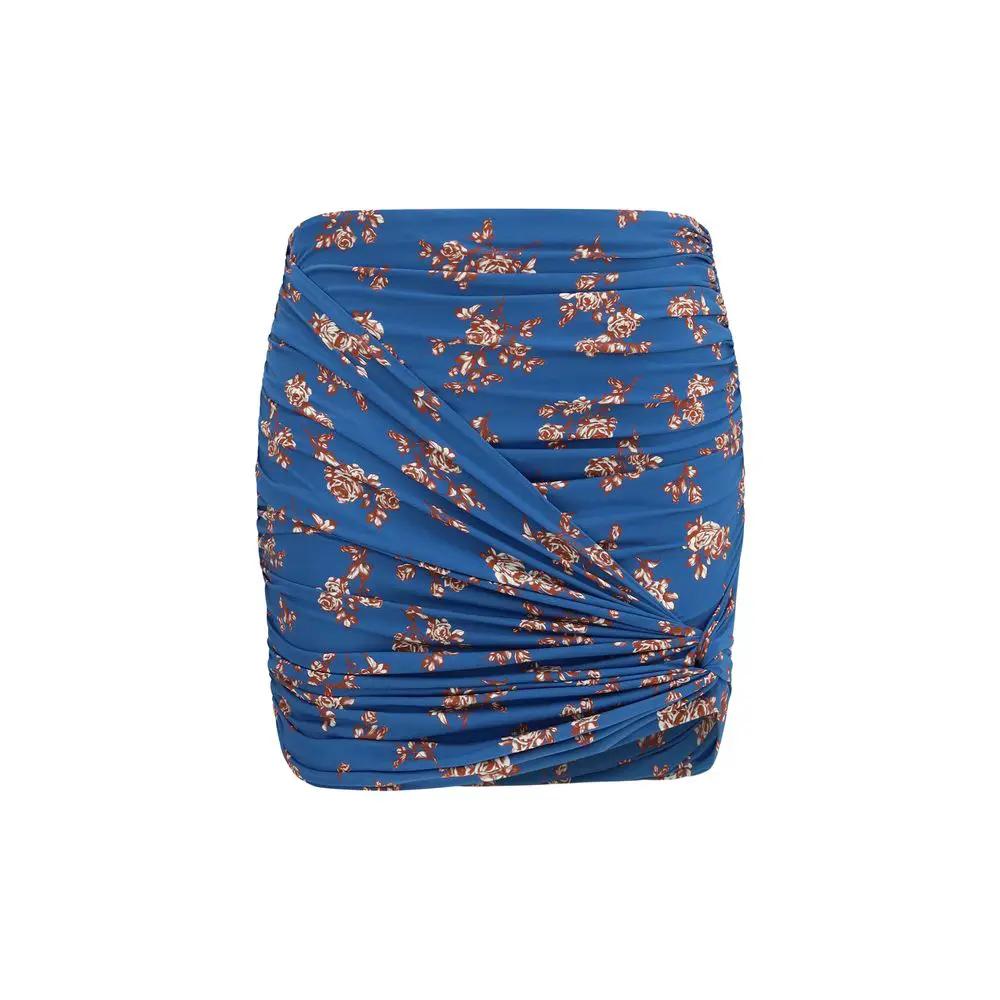 Mini-jupe Magda Butrym en polyamide bleu
