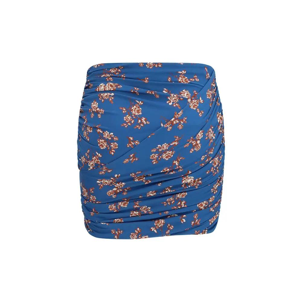 Mini-jupe Magda Butrym en polyamide bleu