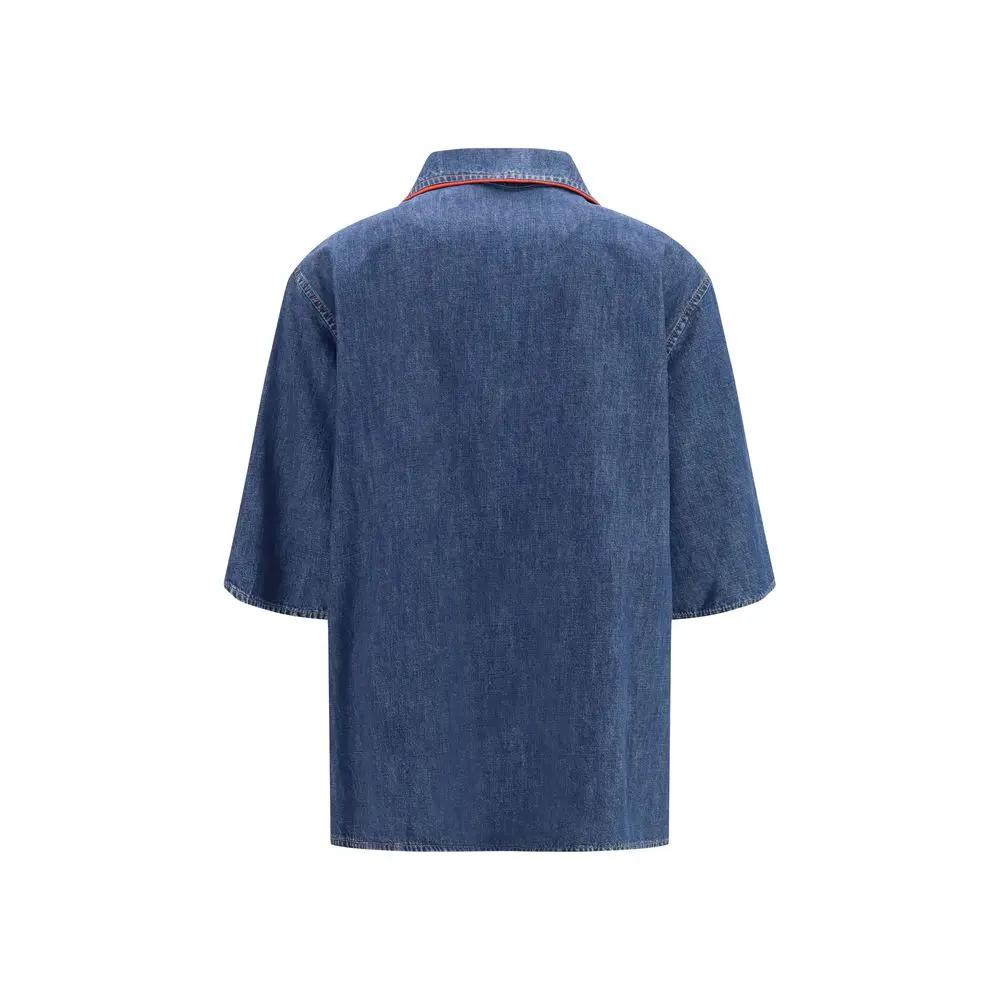 Valentino Garavani Blue Denim Shirt