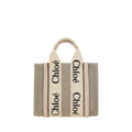 Chloé Chloé Brown Linen Handbag