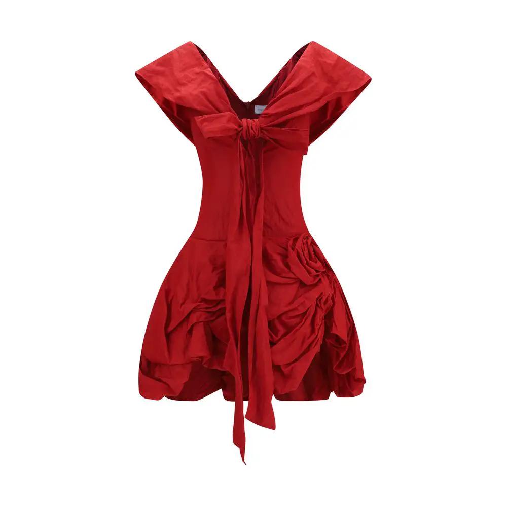 Magda Butrym Magda Butrym Multicolor Cotton Cocktail Dress