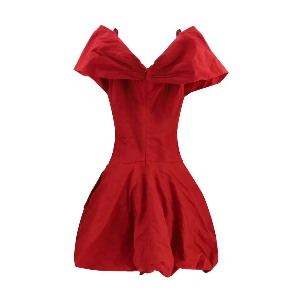 Magda Butrym Magda Butrym Multicolor Cotton Cocktail Dress