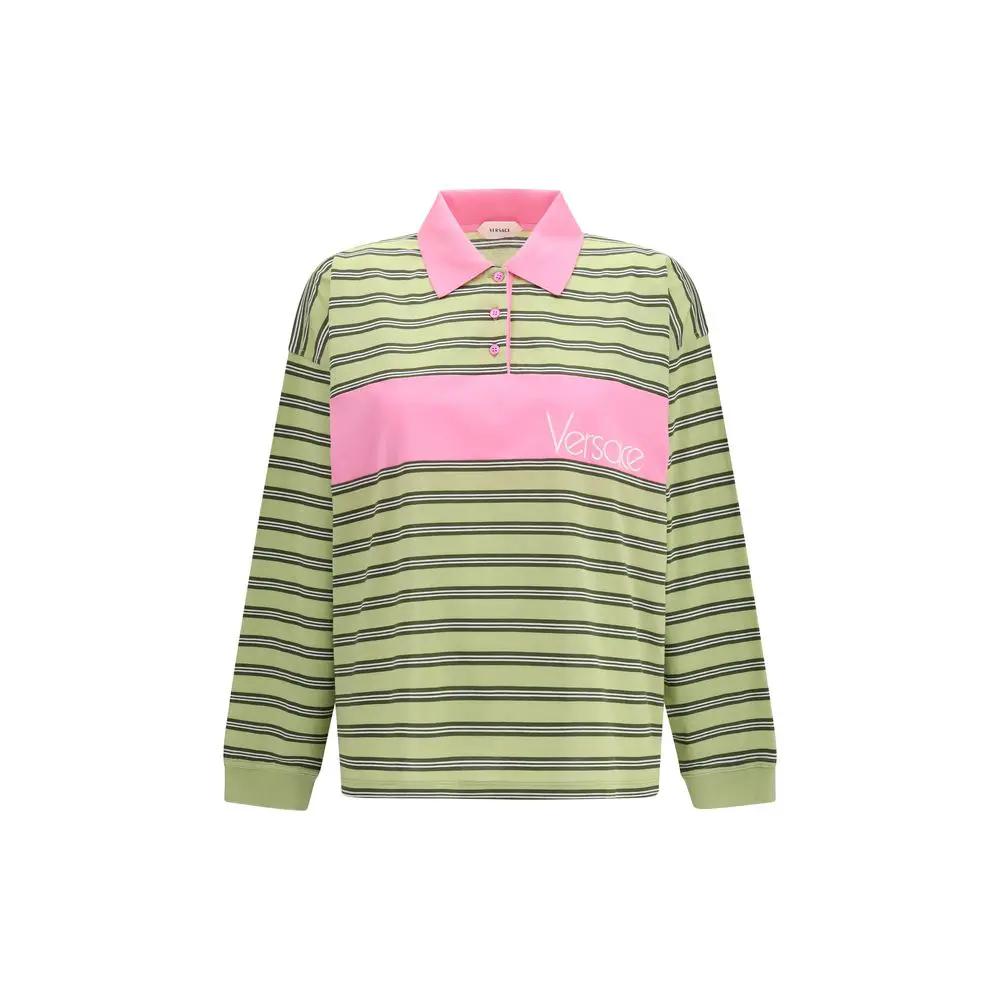Versace Versace Multicolor Cotton Polo Shirt