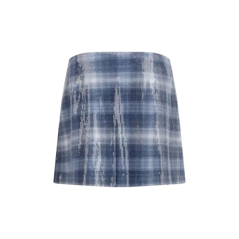 PINKO PINKO Blue Polyester Mini Skirt