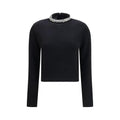 PINKO PINKO Black Wool Oves Aries Sweatshirt