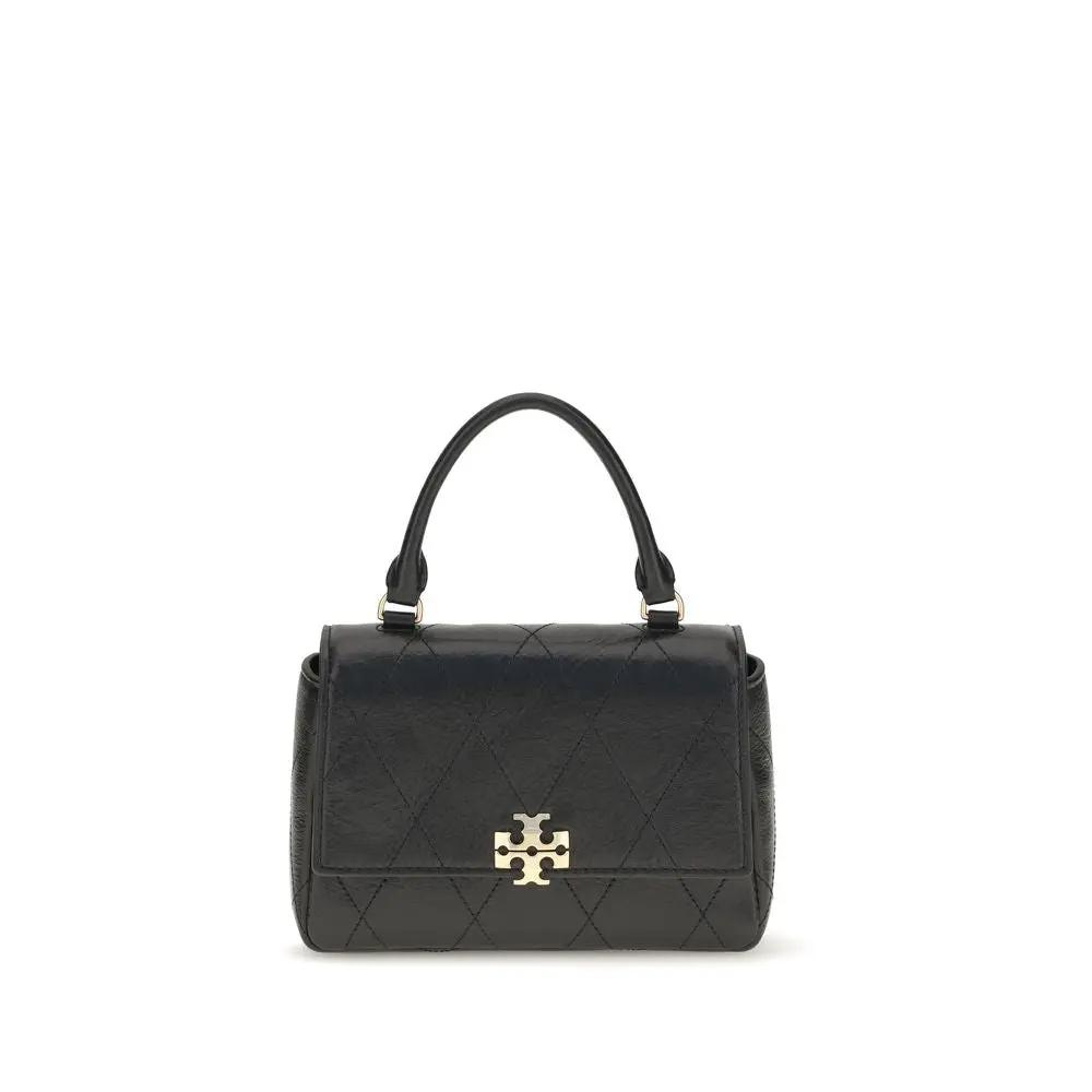 Tory Burch Tory Burch Black Calf Leather Bos Taurus Wallet