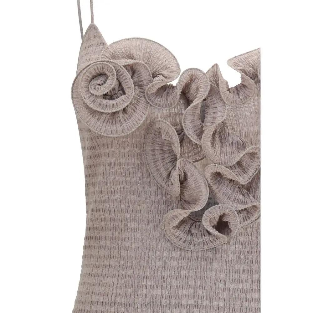 Magda Butrym Magda Butrym Beige Lyocell Casual Dress