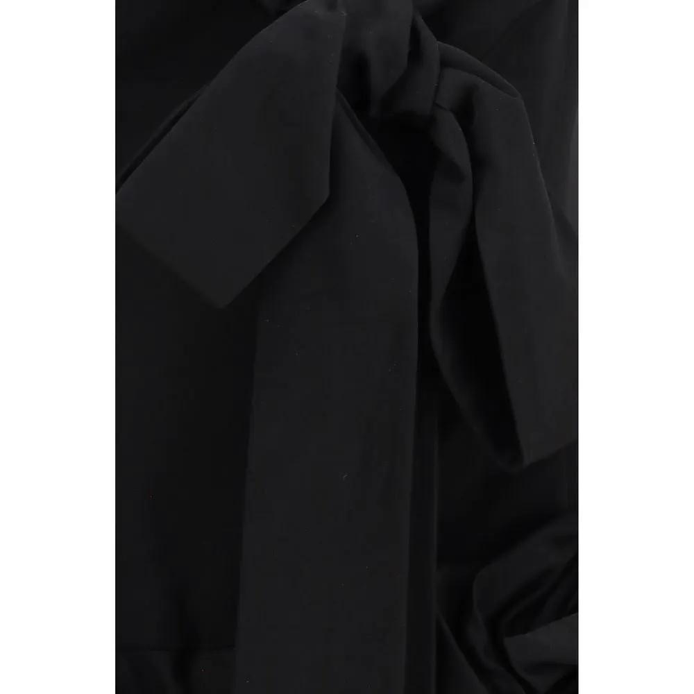 Magda Butrym Magda Butrym Black Cotton Cocktail Dress