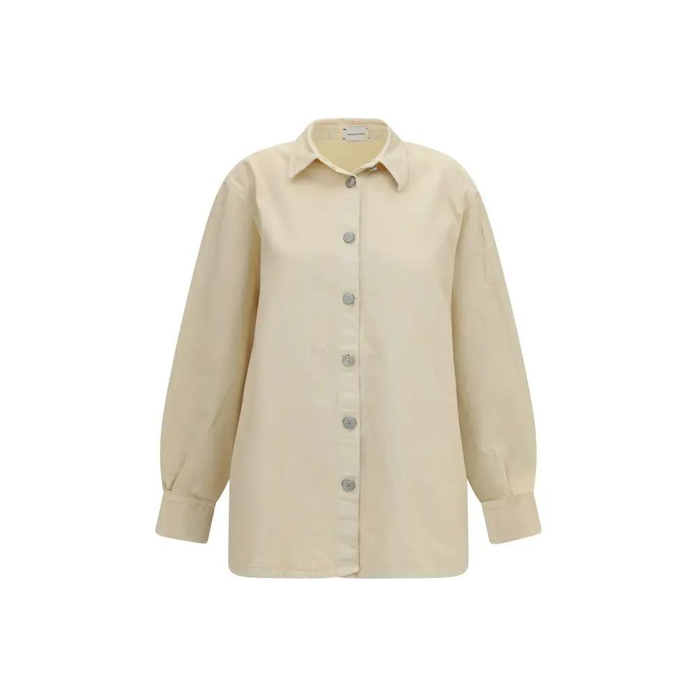 Magda Butrym Magda Butrym Beige Denim Shirt