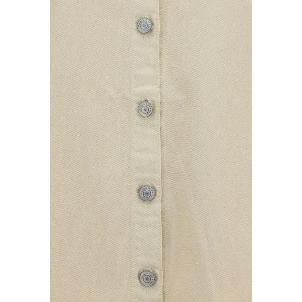 Magda Butrym Magda Butrym Beige Denim Shirt