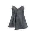Magda Butrym Magda Butrym Gray Wool Oves Aries Corset