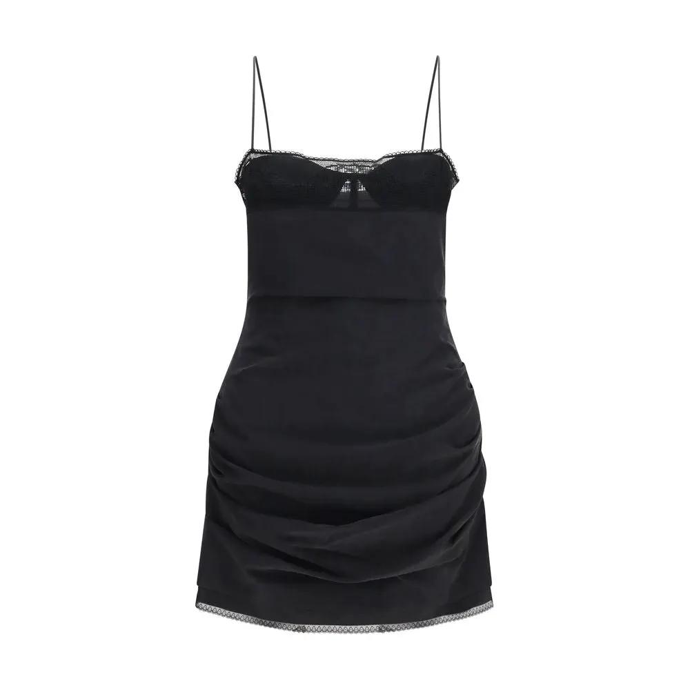 Magda Butrym Magda Butrym Black Silk Cocktail Dress