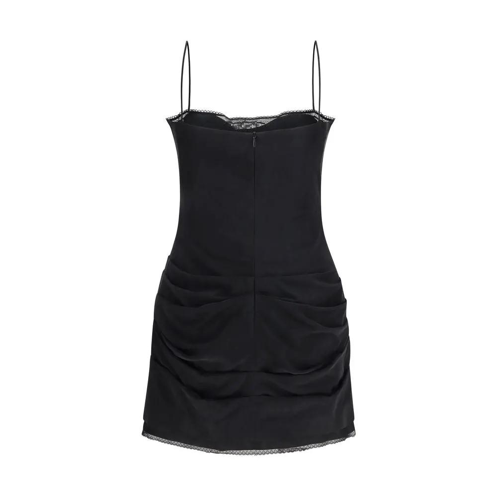 Magda Butrym Magda Butrym Black Silk Cocktail Dress