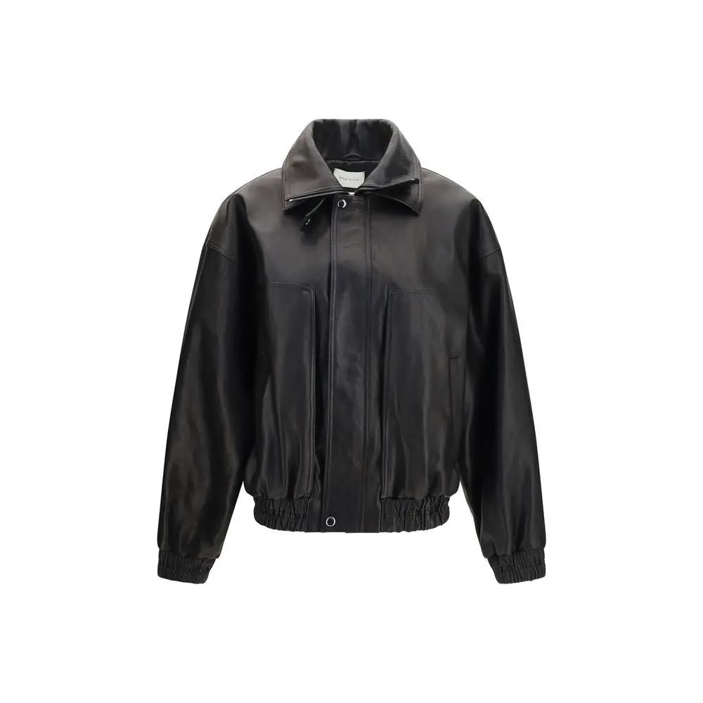 Magda Butrym Magda Butrym Black Lambskin Leather Jacket
