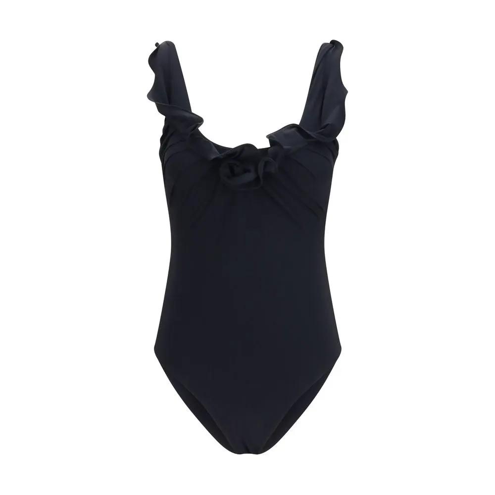 Magda Butrym Magda Butrym Black Polyamide One-Piece Swimsuit