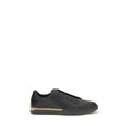 Fendi Fendi Black Calf Leather Bos Taurus Sneakers