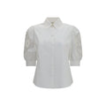 Valentino Garavani Valentino Garavani White Cotton Blouse