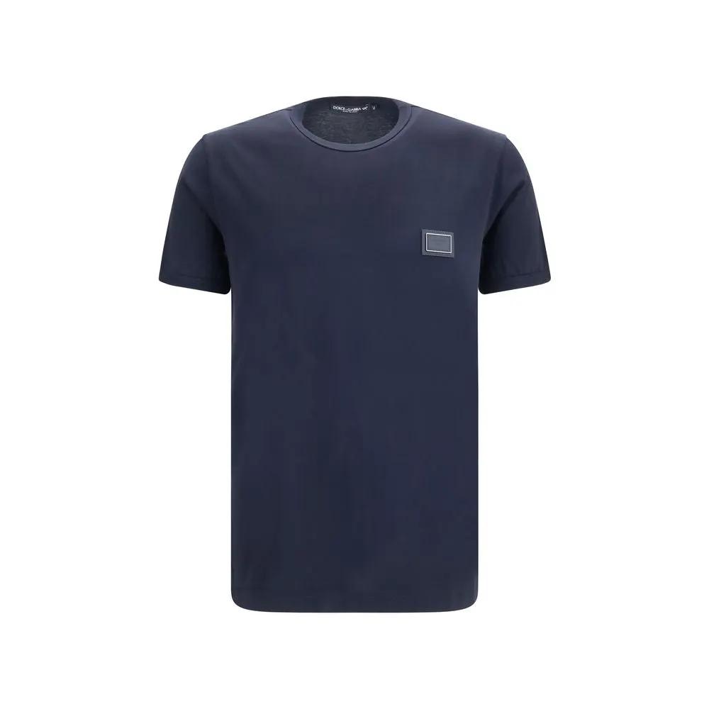 T-shirt en coton noir Dolce &amp; Gabbana