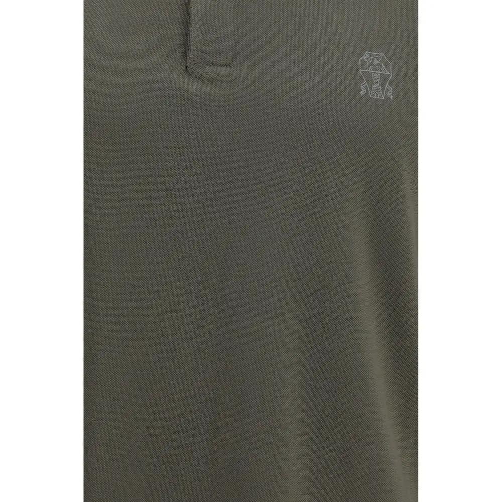 Brunello Cucinelli Brunello Cucinelli Bicolor Cotton Polo Shirt