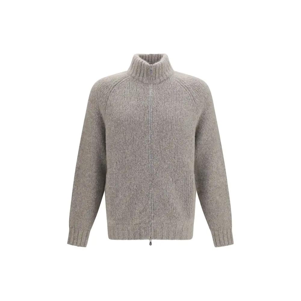 Brunello Cucinelli Brunello Cucinelli Gray Cashmere Cardigan