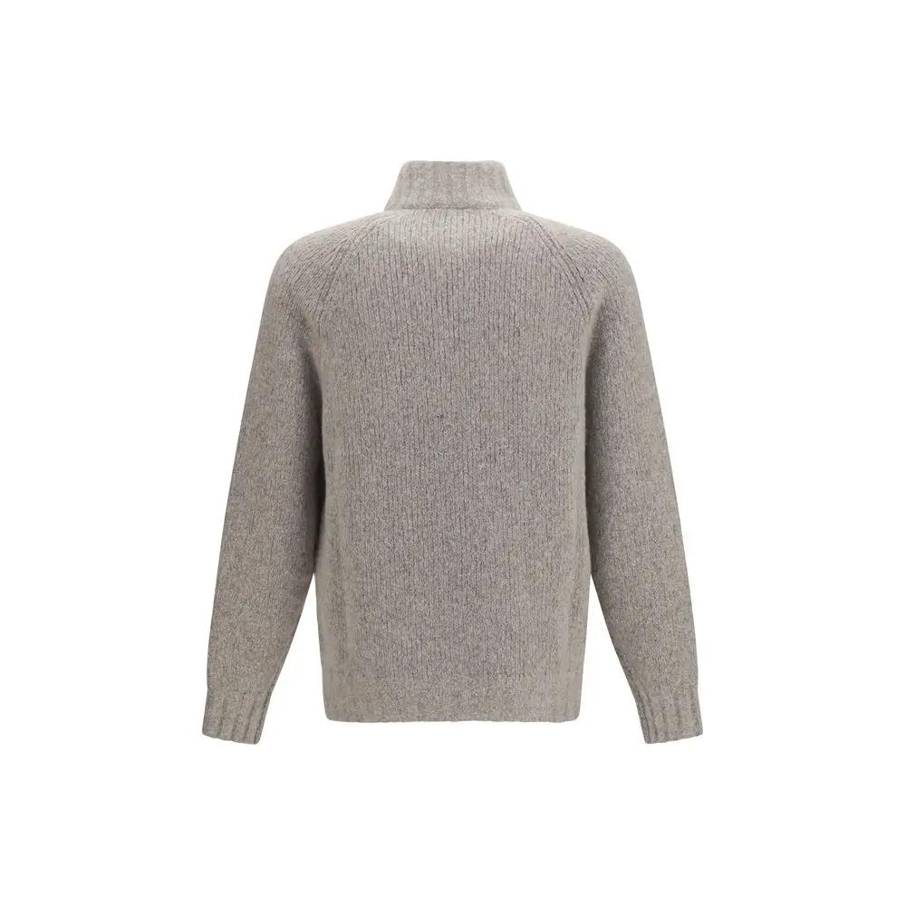 Brunello Cucinelli Brunello Cucinelli Gray Cashmere Cardigan