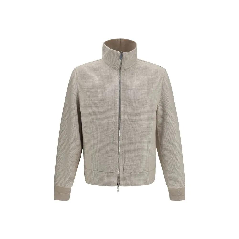 Brunello Cucinelli Brunello Cucinelli Beige Cashmere Full-Length Jacket