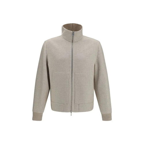 Brunello Cucinelli Brunello Cucinelli Beige Cashmere Full-Length Jacket