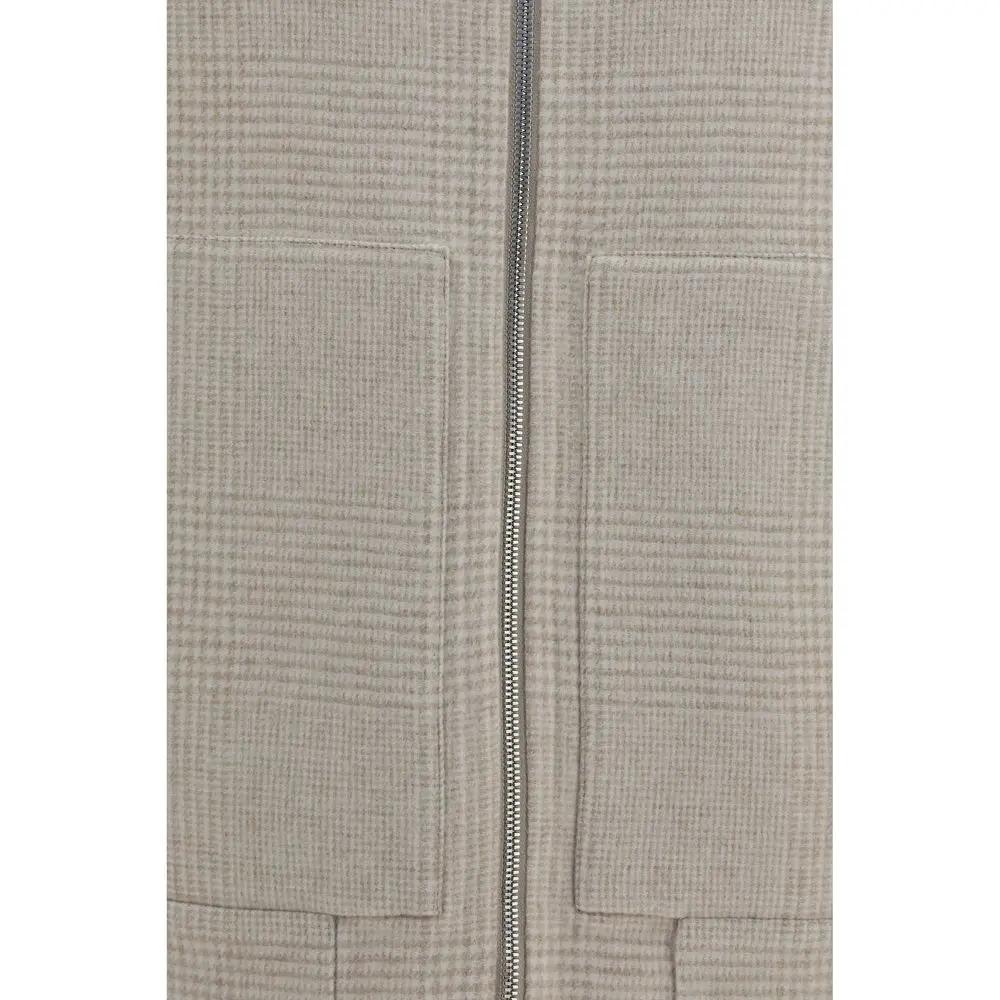Brunello Cucinelli Brunello Cucinelli Beige Cashmere Full-Length Jacket