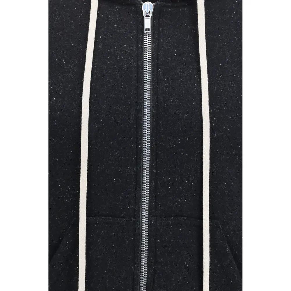 Rick Owens Rick Owens Black Cotton Sweatshirt