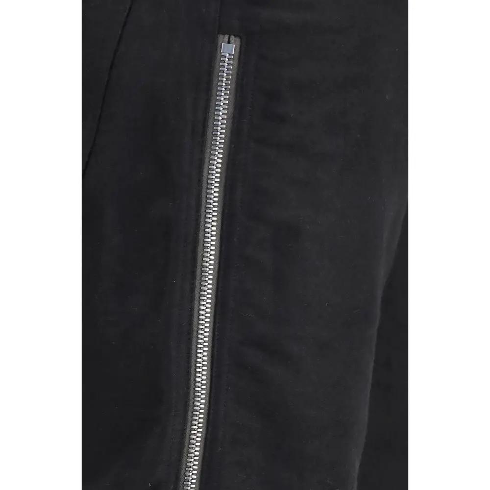 Rick Owens Rick Owens Black Wool Oves Aries Straight-Leg Jeans