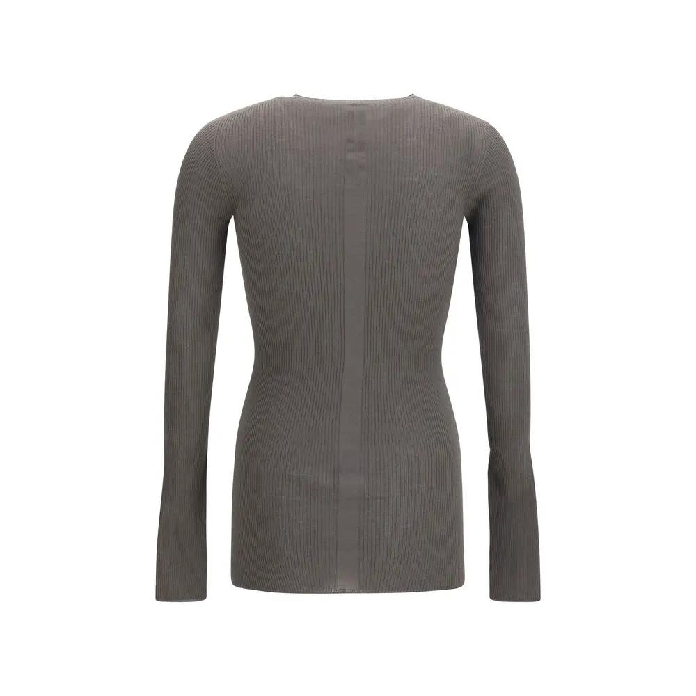 Rick Owens Rick Owens Gray Wool Oves Aries Sweatshirt