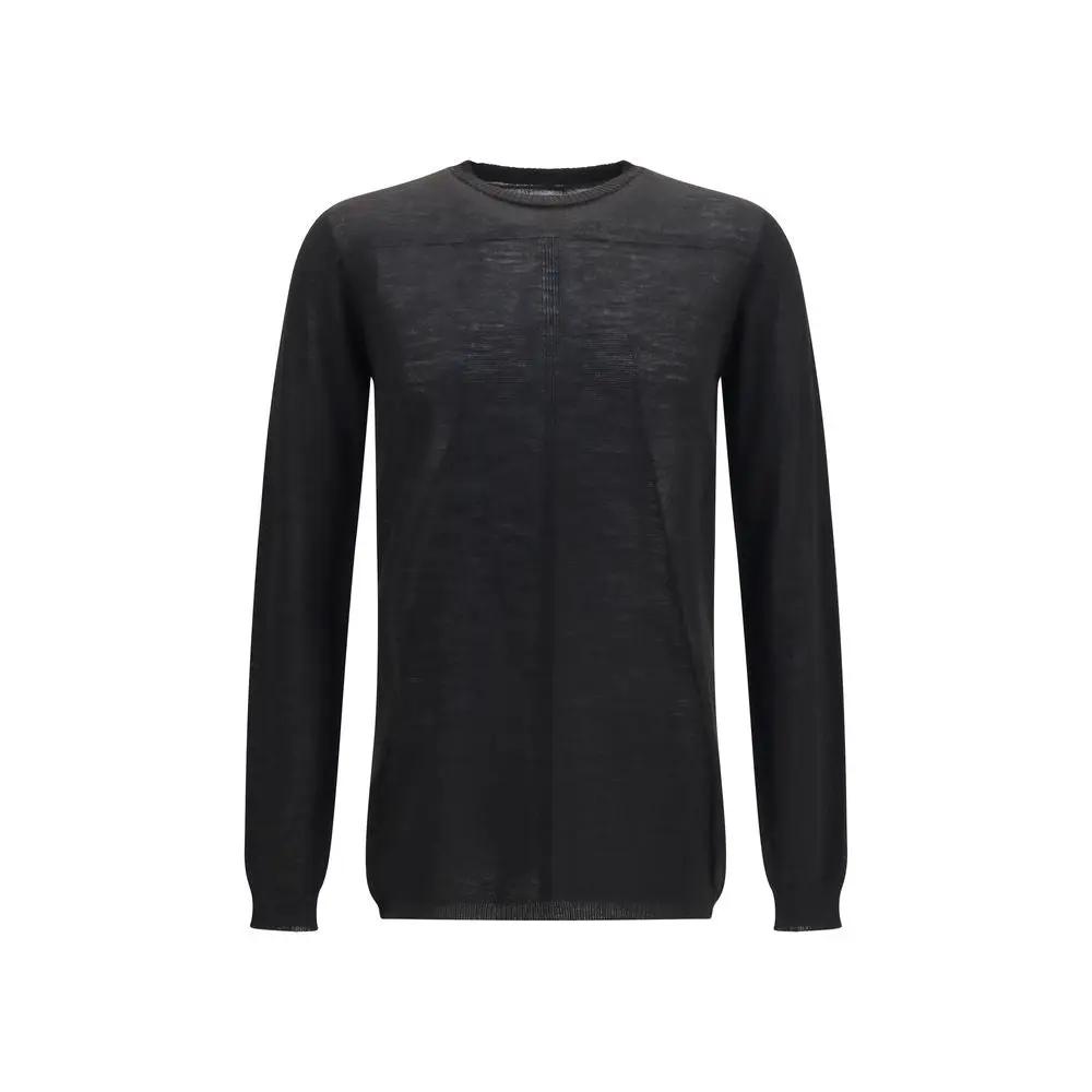 Rick Owens Rick Owens Black Wool Oves Aries Sweatshirt