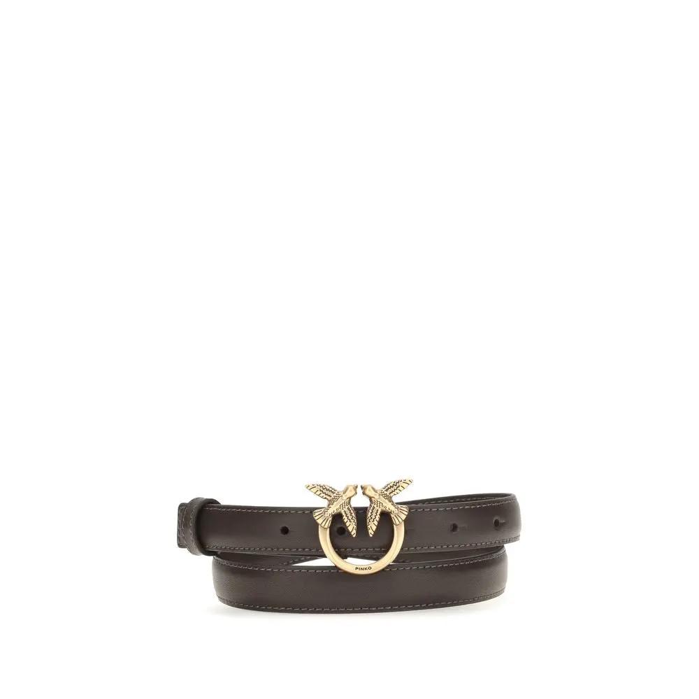 PINKO PINKO Bicolor Calf Leather Bos Taurus Regular Belt