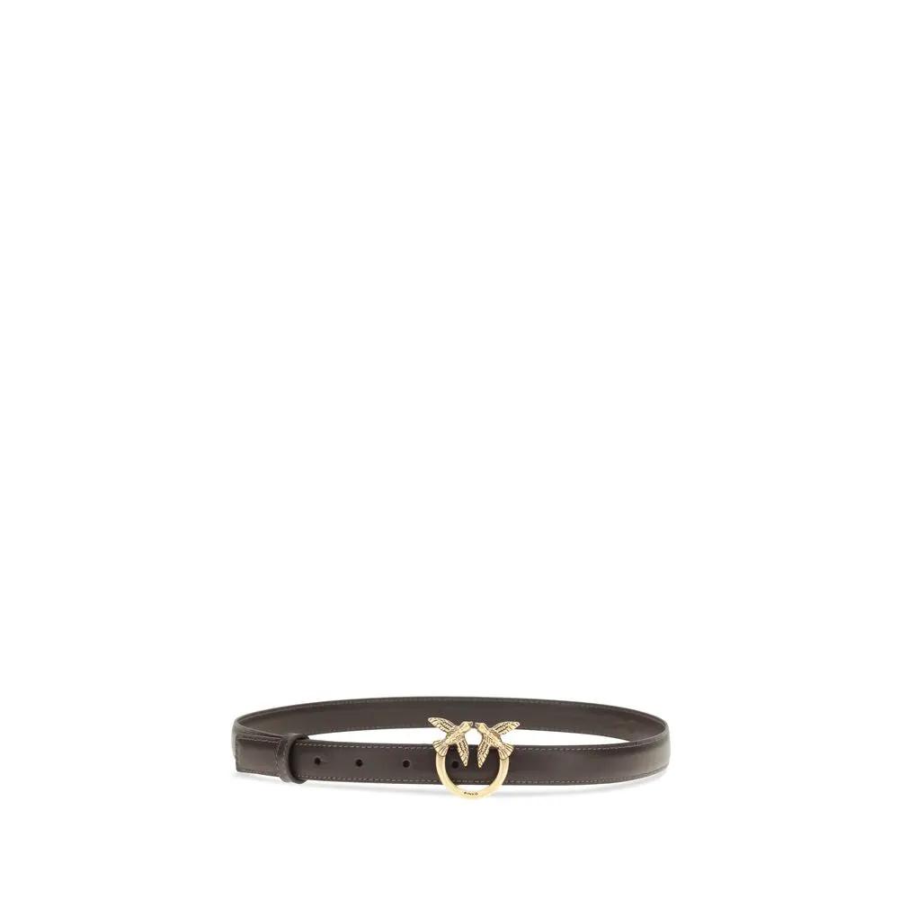PINKO PINKO Bicolor Calf Leather Bos Taurus Regular Belt