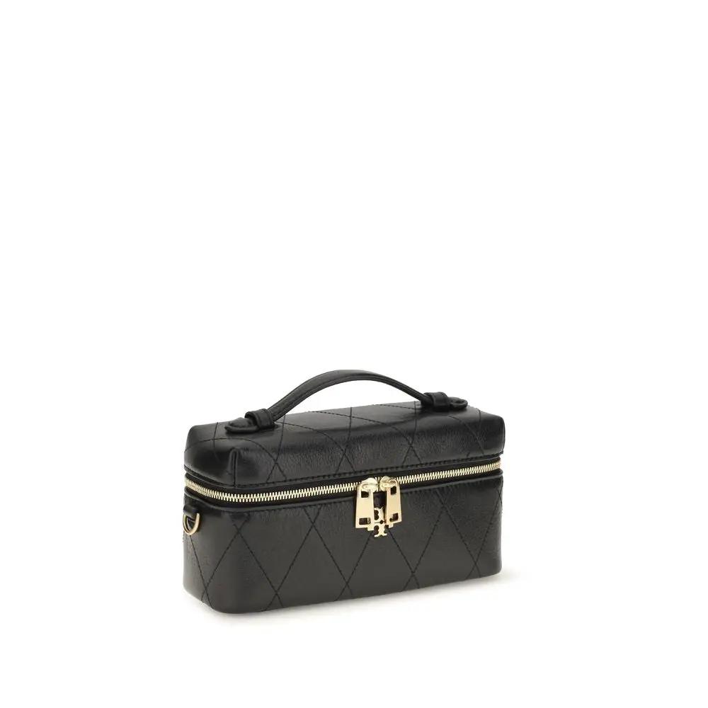 Tory Burch Tory Burch Black Calf Leather Bos Taurus Wallet