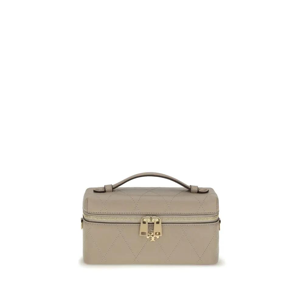 Tory Burch Tory Burch Gray Calf Leather Bos Taurus Wallet