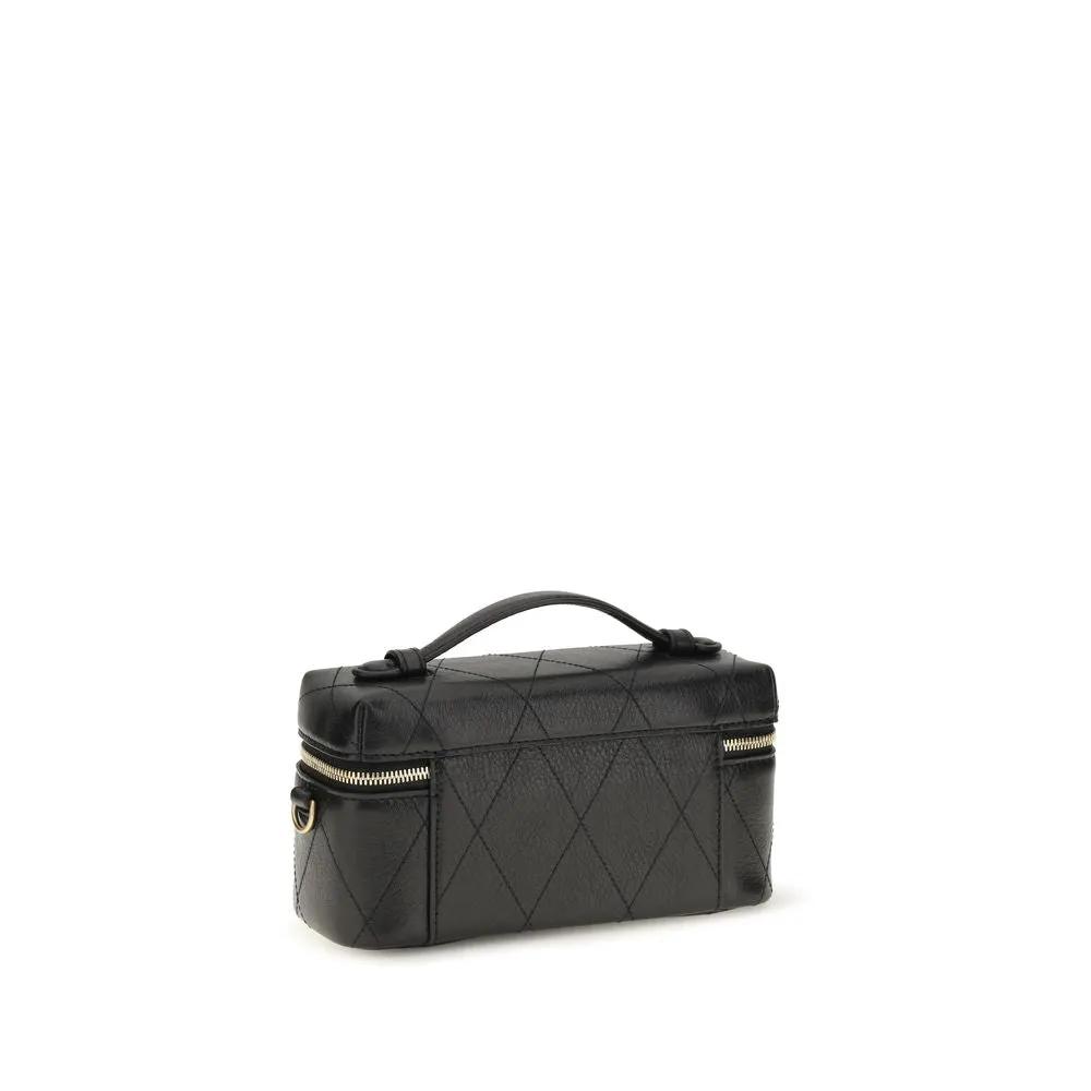 Tory Burch Tory Burch Black Calf Leather Bos Taurus Wallet
