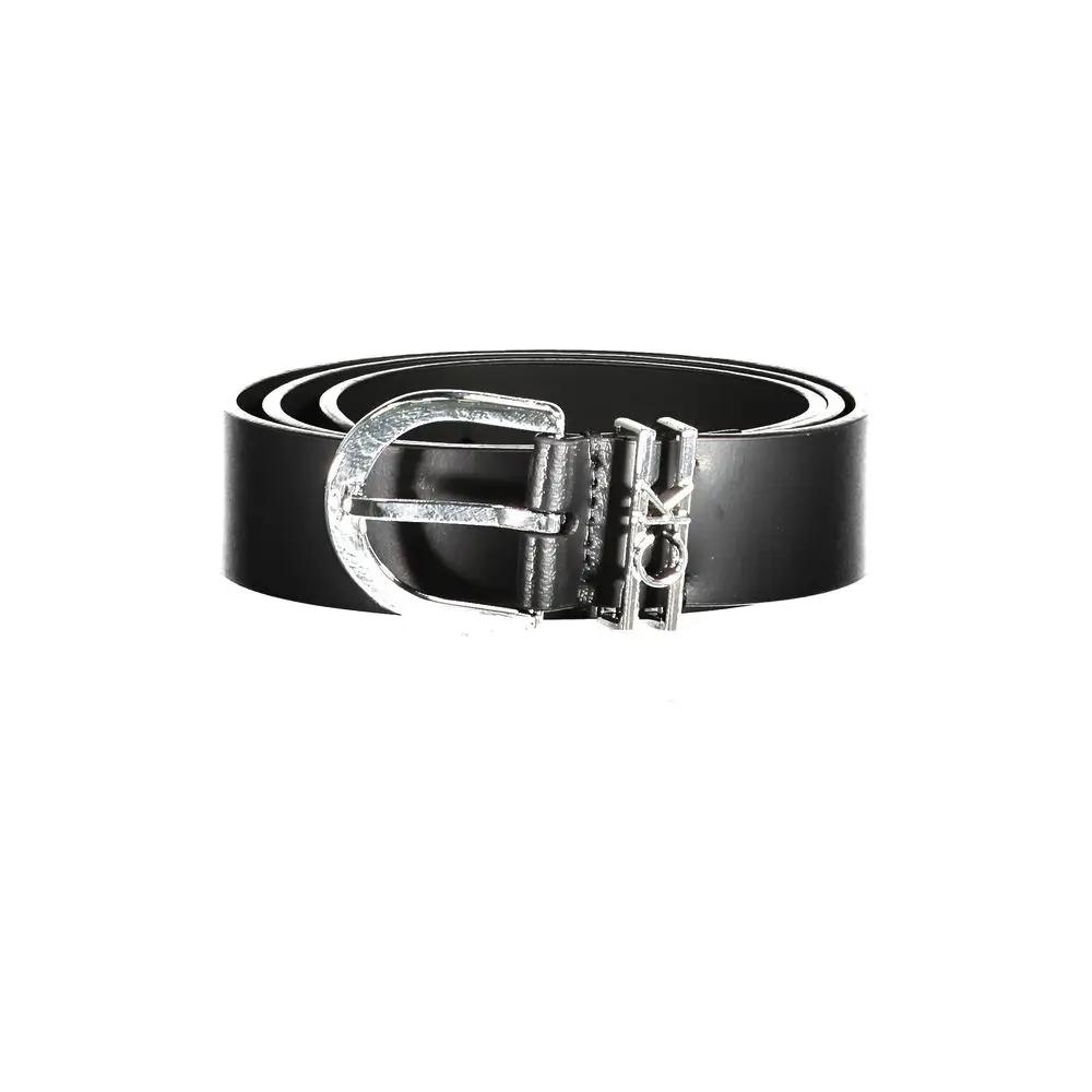 Calvin Klein Calvin Klein Black Leather Women's Belt