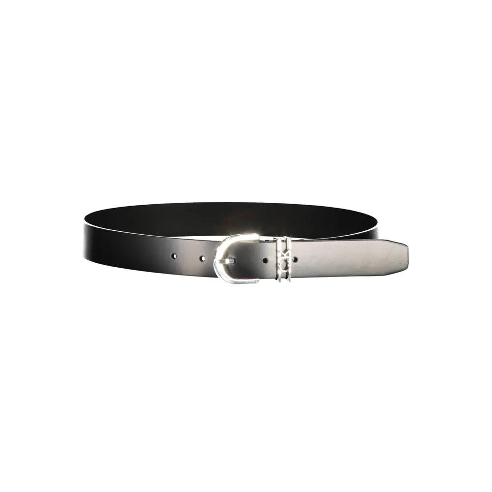Calvin Klein Calvin Klein Black Leather Women's Belt