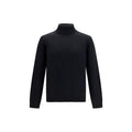 Roberto Collina Black Wool Oves Aries Turtleneck