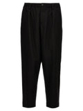 Marni Black Virgin Wool Cropped Pants