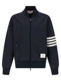 Bomber bleu en viscose Thom Browne