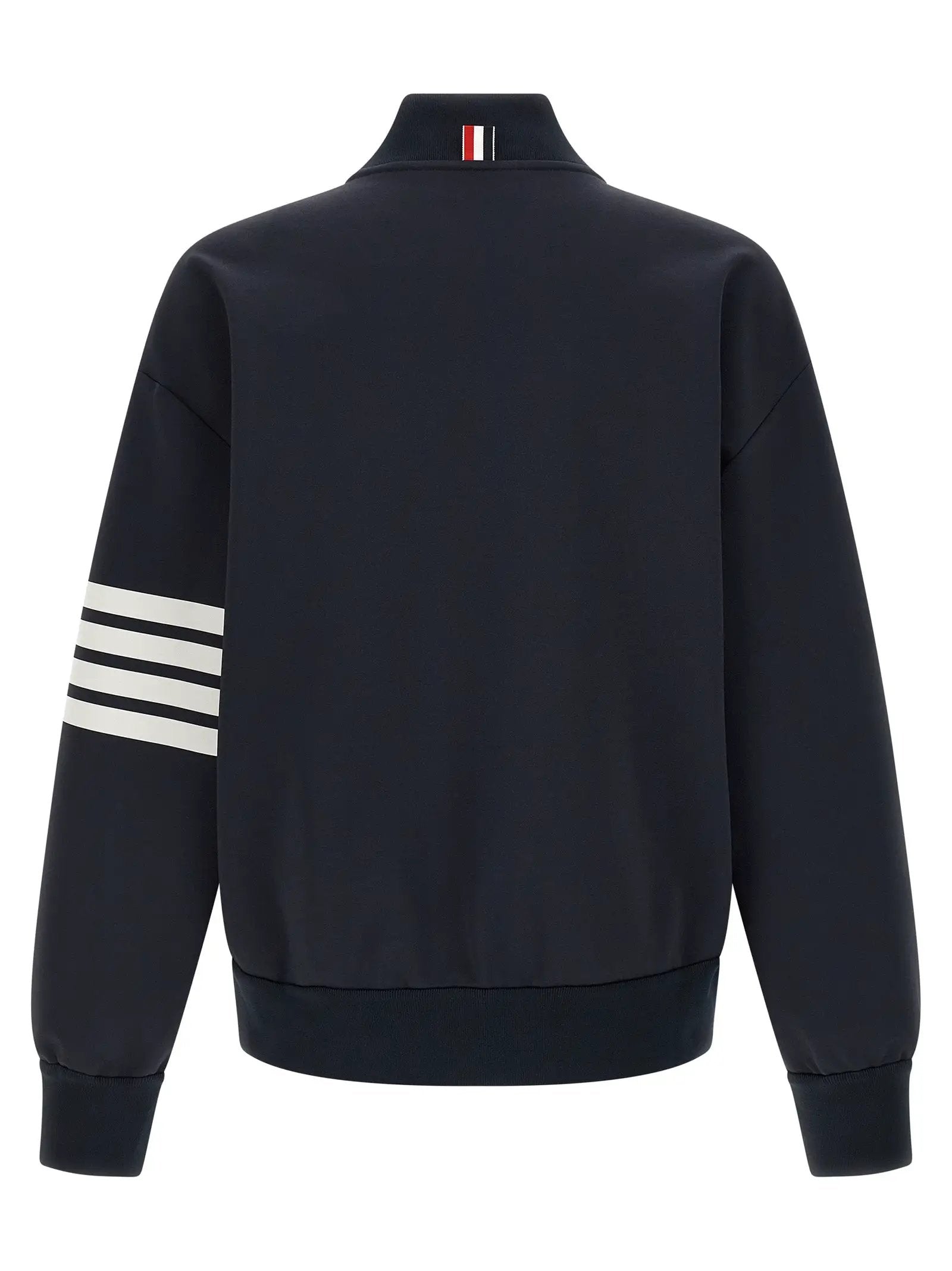 Bomber bleu en viscose Thom Browne