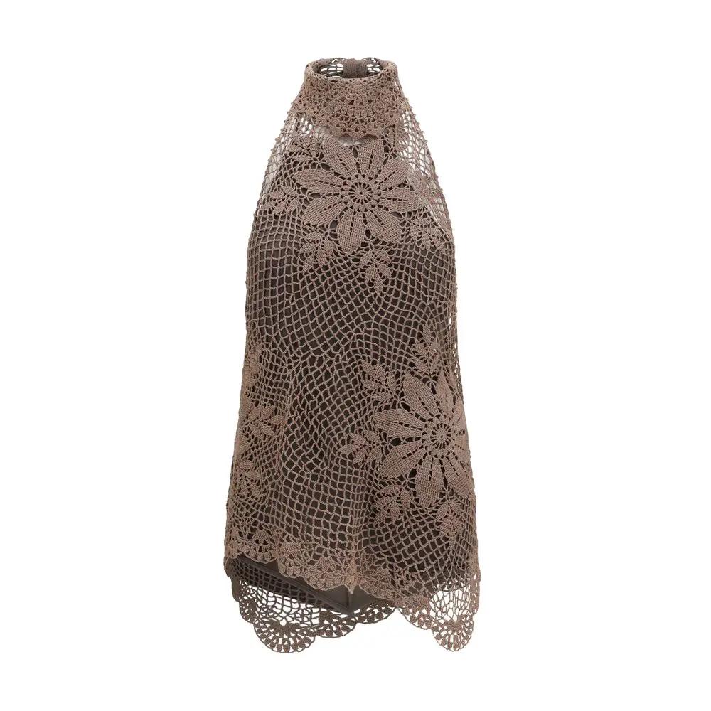 Chemisier Magda Butrym en coton marron