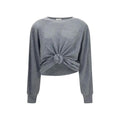 Magda Butrym Gray Wool Oves Aries Sportswear