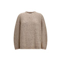 Sweat-shirt Oves Aries en Laine Beige Fabiana Filippi